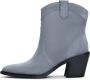 Cesare Gaspari Blauwe Cowboy Laarzen Blokhak Blue Dames - Thumbnail 1