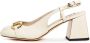 Cesare Gaspari Block Heel Pumps Anais Beige Dames - Thumbnail 1