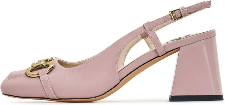 Cesare Gaspari Block Heel Pumps Anais Dust Pink Dames