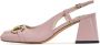 Cesare Gaspari Block Heel Pumps Anais Dust Pink Dames - Thumbnail 1