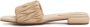 Cesare Gaspari Block Heeled Slippers Stephanie Beige Dames - Thumbnail 1