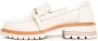Cesare Gaspari Block Heels Loafers Beige White Dames - Thumbnail 1