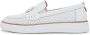 Cesare Gaspari Casual leren platformloafers Wit White Dames - Thumbnail 1