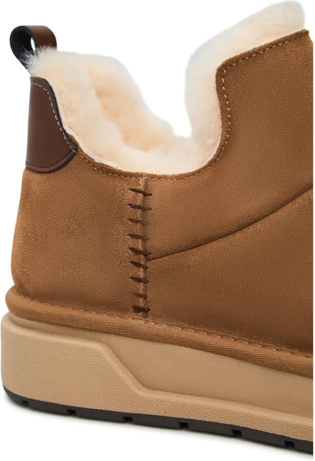 Cesare Gaspari Bruine Shearling Winterlaarzen Aspen Bruin