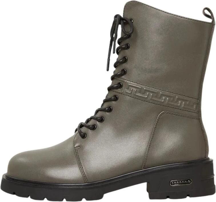 Cesare Gaspari Casual Leren Enkelboots met Blokhak