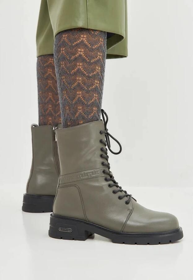 Cesare Gaspari Casual Leren Enkelboots met Blokhak - Foto 8