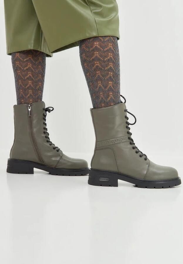 Cesare Gaspari Casual Leren Enkelboots met Blokhak - Foto 5