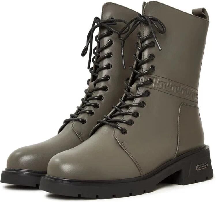 Cesare Gaspari Casual Leren Enkelboots met Blokhak - Foto 9