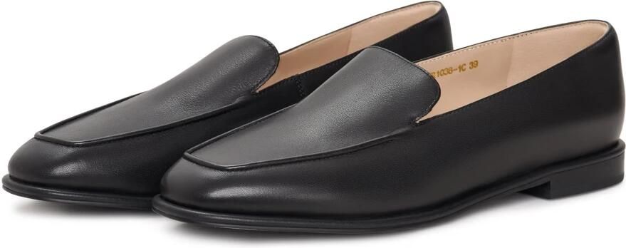 Cesare Gaspari Comfortabele suède platform loafers Clau Zwart
