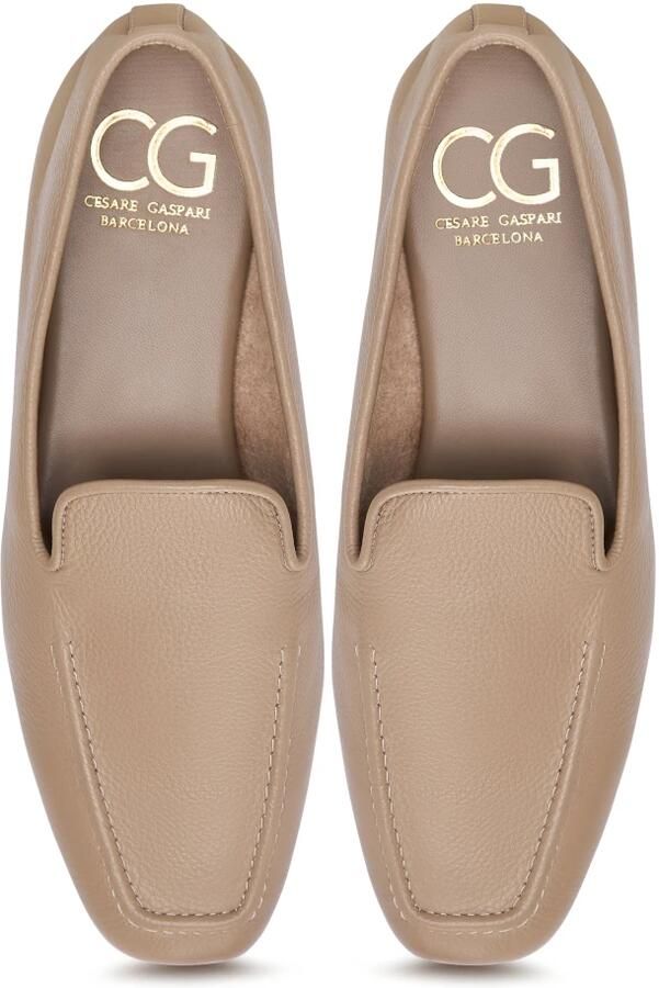 Cesare Gaspari Klassieke leren loafers Lidia Beige