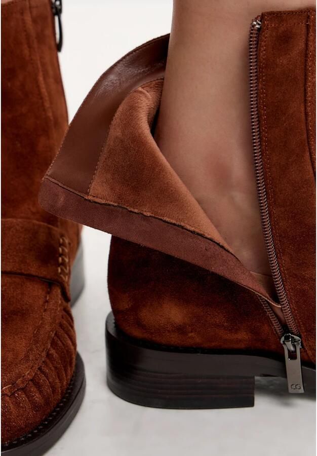 Cesare Gaspari Leren Moc Toe Enkellaarzen - Foto 4