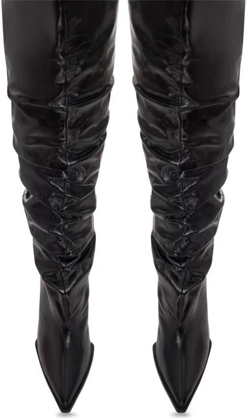 Cesare Gaspari Leren Slouch Laarzen