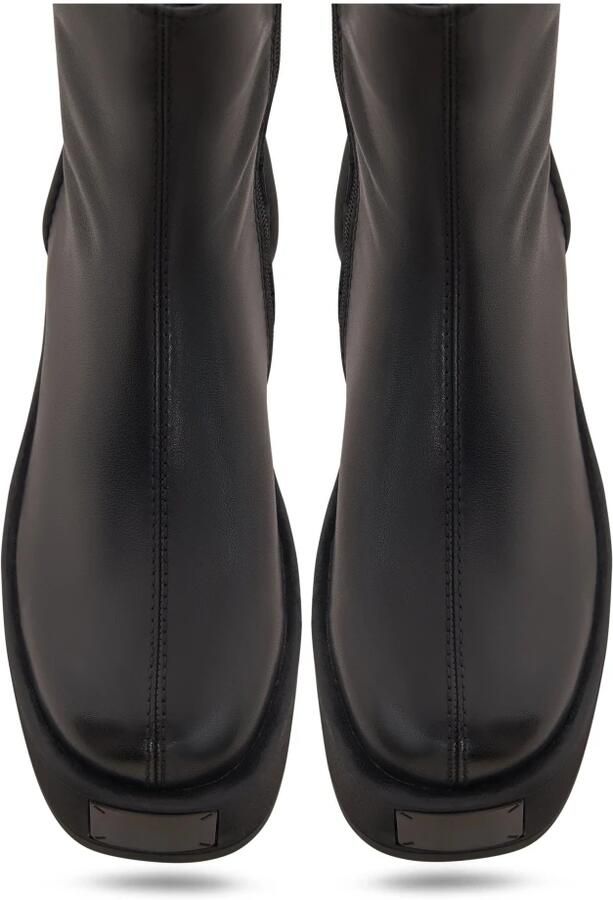Cesare Gaspari Moderne Lift Leren Sleehak Laarzen