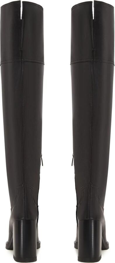 Cesare Gaspari Over-the-knee laarzen met blokhak - Foto 9