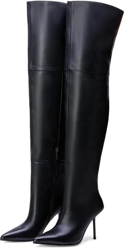 Cesare Gaspari Over-the-knee stiletto laarzen - Foto 10