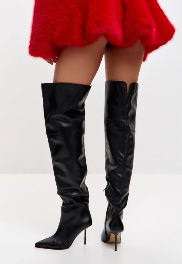Cesare Gaspari Over-the-knee stiletto laarzen - Foto 8