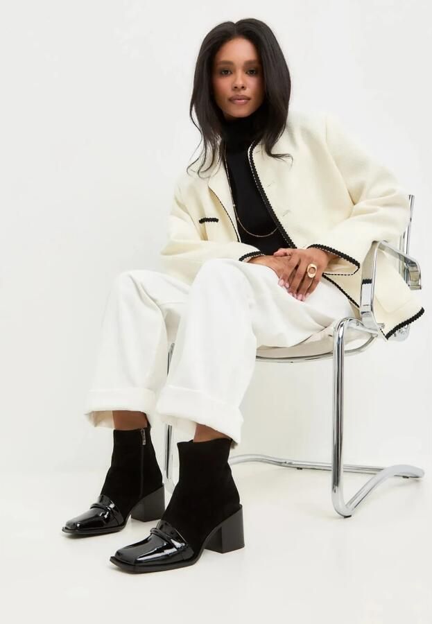 Cesare Gaspari Patent Teen Suède Enkellaars