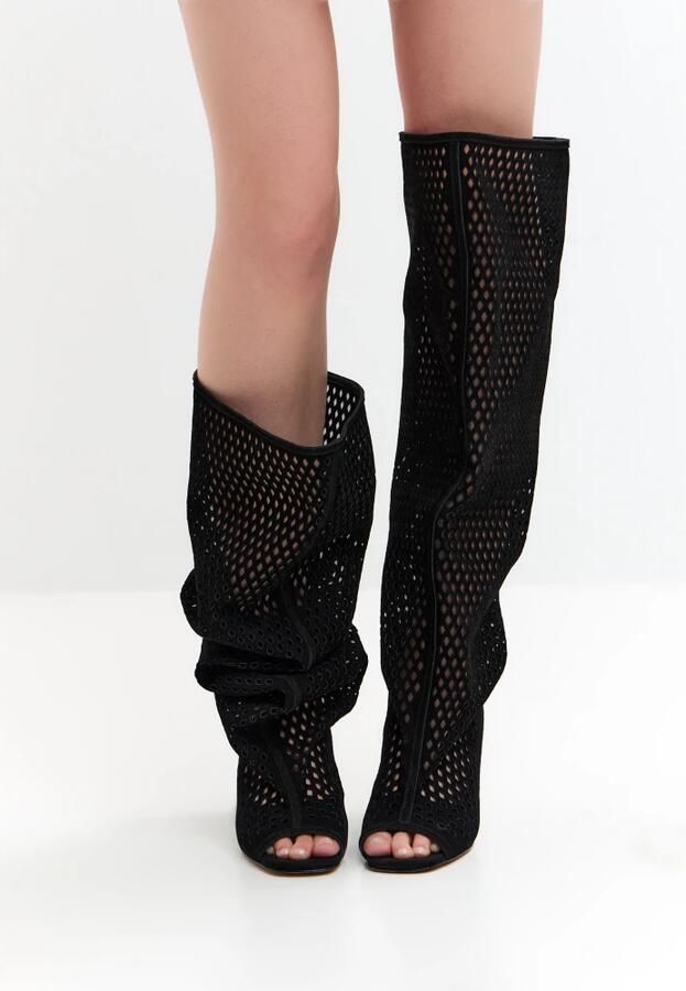Cesare Gaspari Perforated Knee-High Laarzen - Foto 8