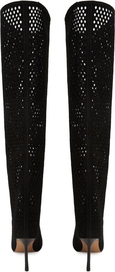 Cesare Gaspari Perforated Knee-High Laarzen - Foto 11