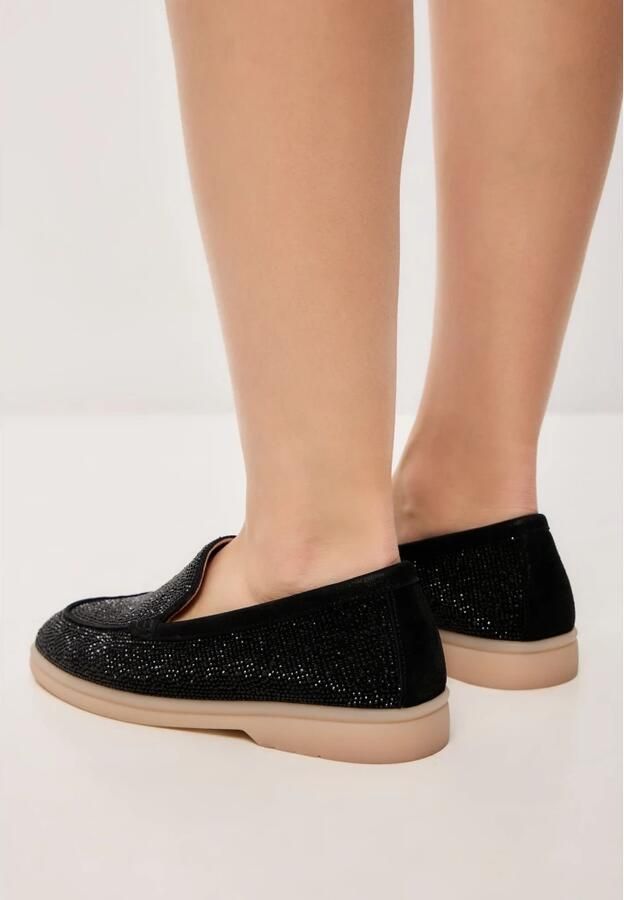Cesare Gaspari Platform Moccasins Aurea Zwart