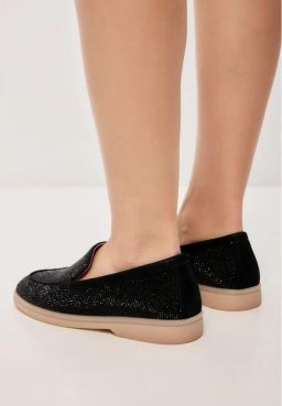 Cesare Gaspari Platform Moccasins Aurea Zwart