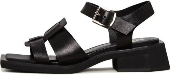 Cesare Gaspari Platte sandalen met geweven bandjes