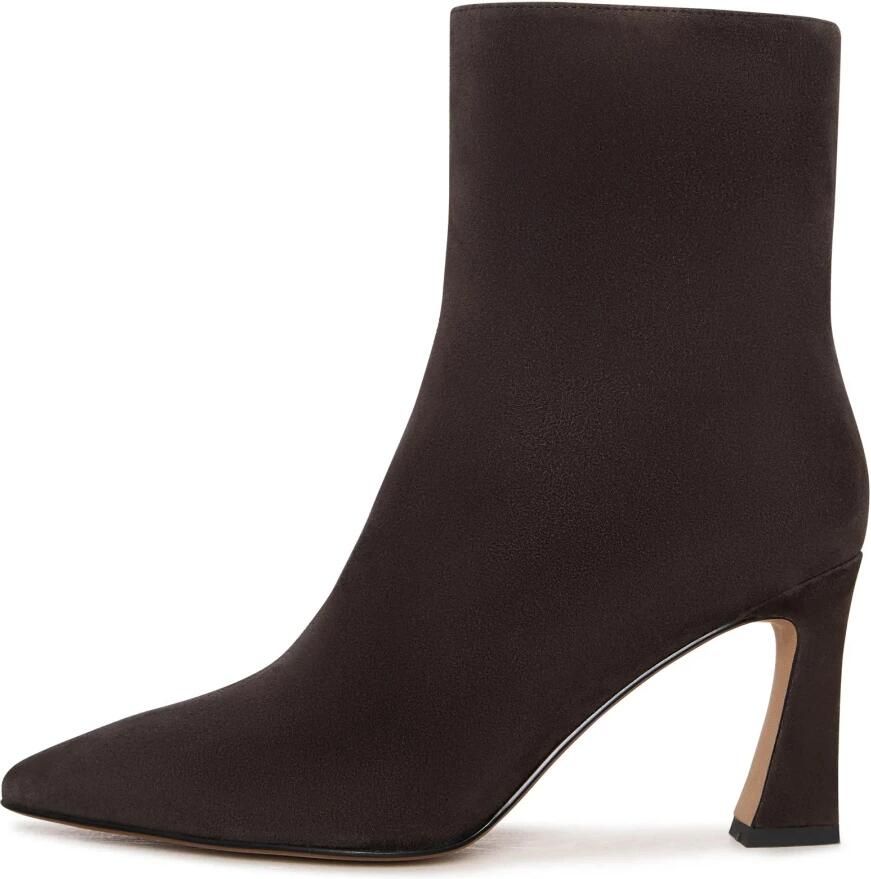 Cesare Gaspari Sculpted Sleek-Heel Ankle Boot