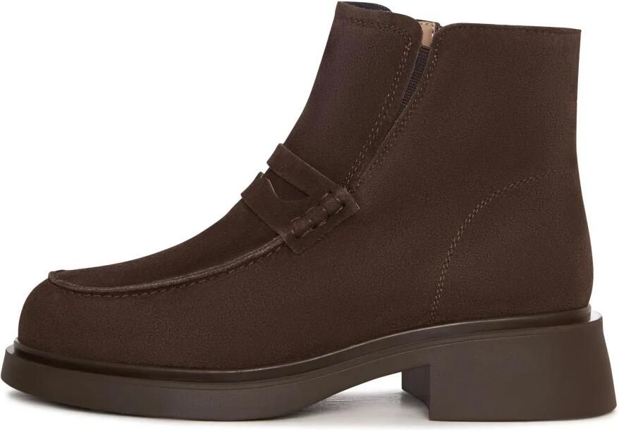 Cesare Gaspari Sculpted Zip Loafer Boot