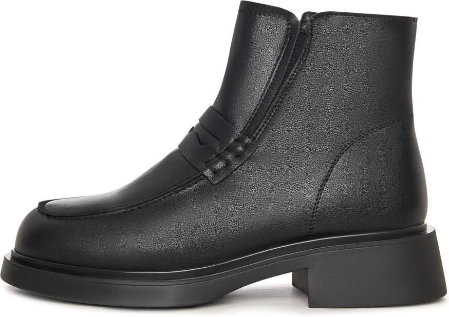 Cesare Gaspari Sculpted Zip Loafer Boot