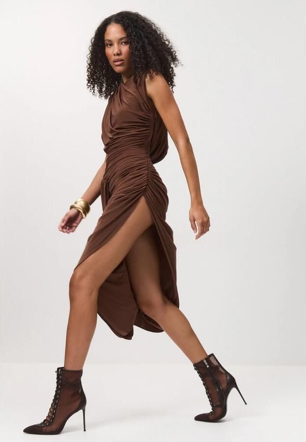 Cesare Gaspari Sheer Lace-Up Stiletto Enkellaarsjes - Foto 5