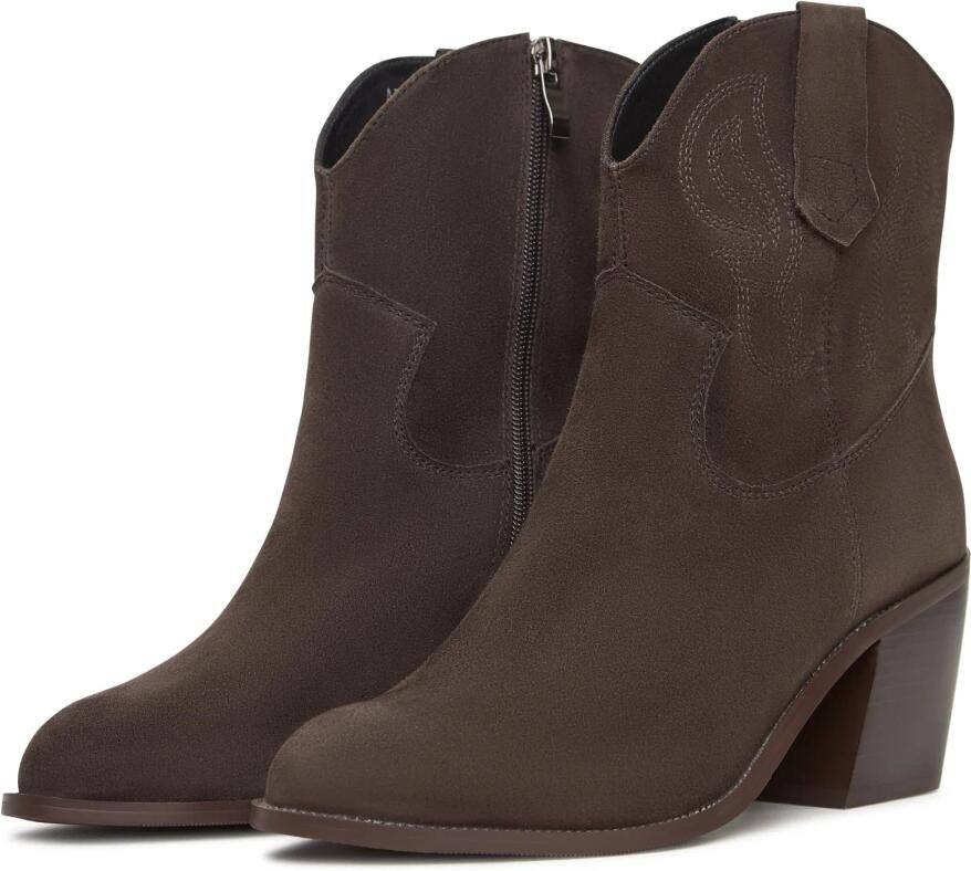 Cesare Gaspari Stijlvolle Bruine Suède Enkellaarzen