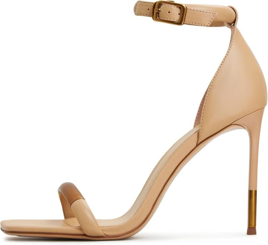 Cesare Gaspari Stiletto Hoge Hak Sandalen Martina Beige