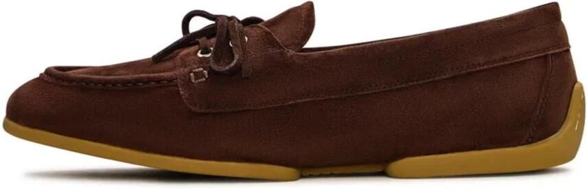 Cesare Gaspari Suede Lace-Up Loafers Bruin - Foto 2