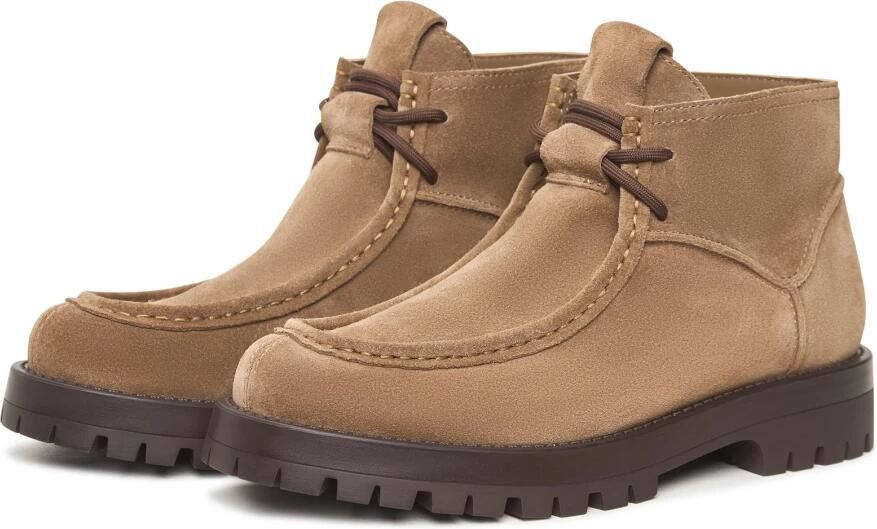 Cesare Gaspari Suède Veterschoenen Mavi Beige - Foto 4