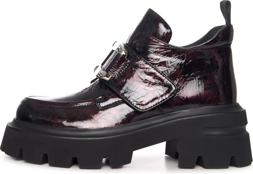 Cesare Gaspari Urban Grip Booties met Gespen en Platformzool