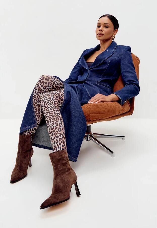 Cesare Gaspari Velvet Edge Enkellaars Bruin