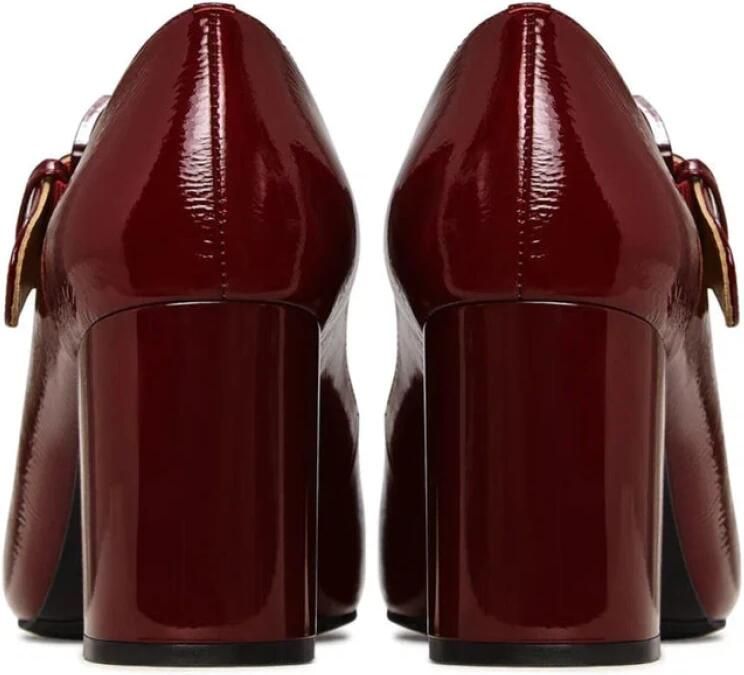 Cesare Gaspari Vintage Pumps met Gesp van Gepatenteerd Leer - Foto 2