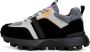 Cesare Gaspari Chunky Platform Sneakers Grijs Multicolor Dames - Thumbnail 1