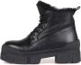Cesare Gaspari Chunky Wool-Lined Ankle Boots - Thumbnail 1