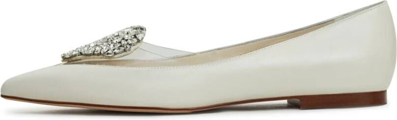 Cesare Gaspari Elegant Flat Sole Ballerinas Beige Dames