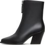 Cesare Gaspari Elegant Zipper Heel Boots Regi Black - Thumbnail 1