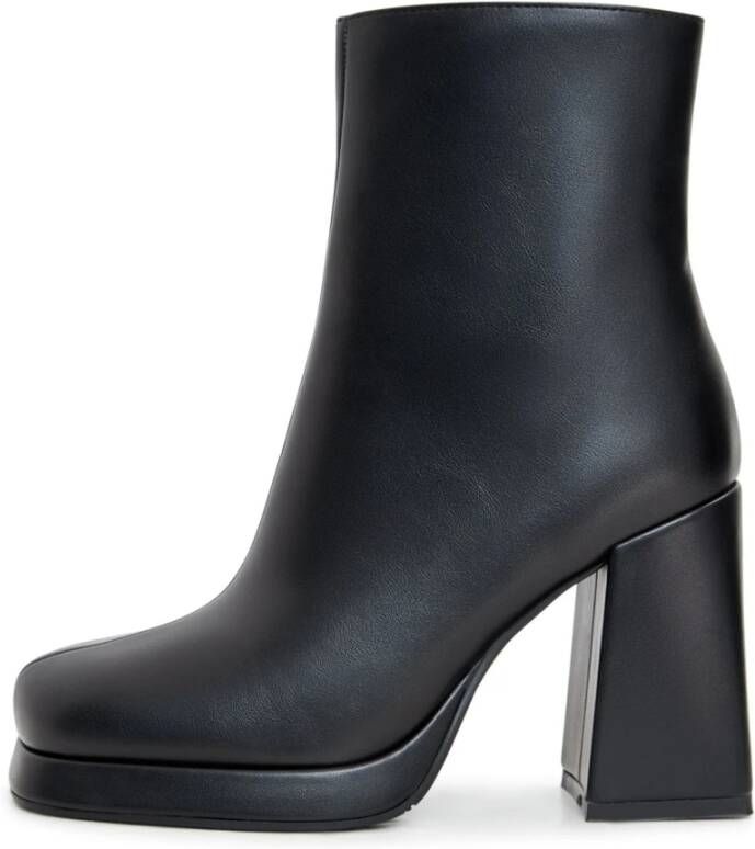 Cesare Gaspari Elegante Comfort Enkellaarzen Zwart Black Dames