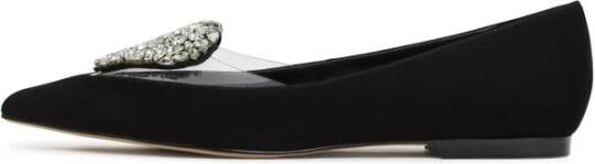 Cesare Gaspari Elegante Flat Sole Ballerinas Zwart