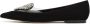 Cesare Gaspari Elegante Flat Sole Ballerinas Zwart - Thumbnail 1
