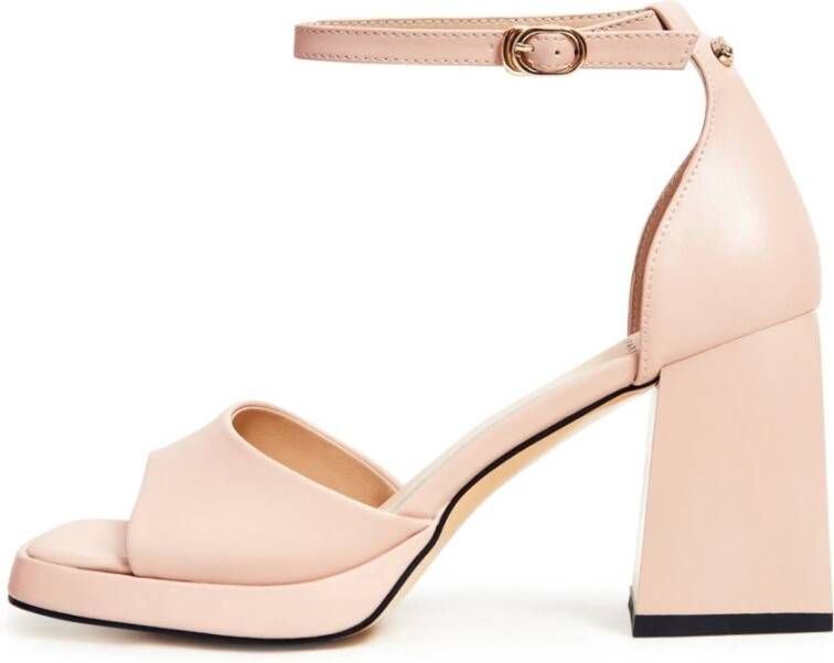 Cesare Gaspari Elegante High Heel Sandalen Beige Dames