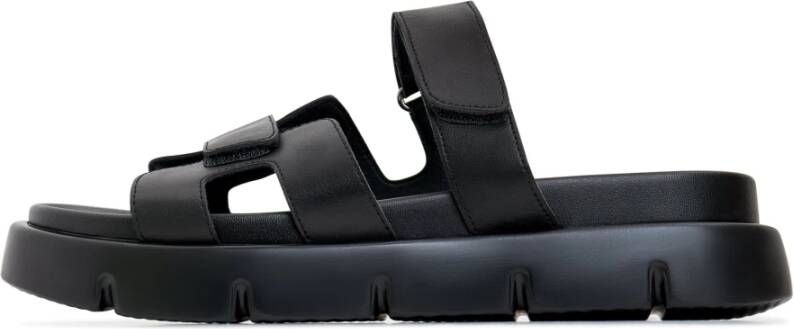 Cesare Gaspari Elegante Platform Mules Zwart Black Dames