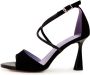 Cesare Gaspari Elegante Zwarte Hoge Hakken Sandalen Black Dames - Thumbnail 1