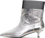 Cesare Gaspari Enkellaarsjes met Kitten Heel Rhodopis Metallic Silver - Thumbnail 1