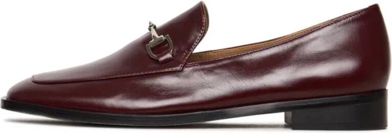 Cesare Gaspari Equestrian Chic Loafers Bordeaux