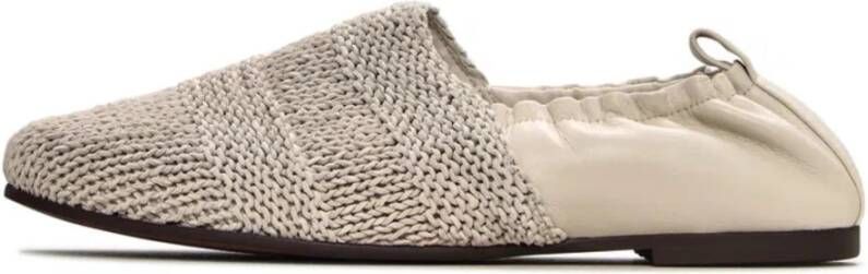 Cesare Gaspari Gebreide Slip-On Ballerina